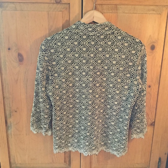 Dressbarn Floral Lace Blouse - Picture 4 of 4